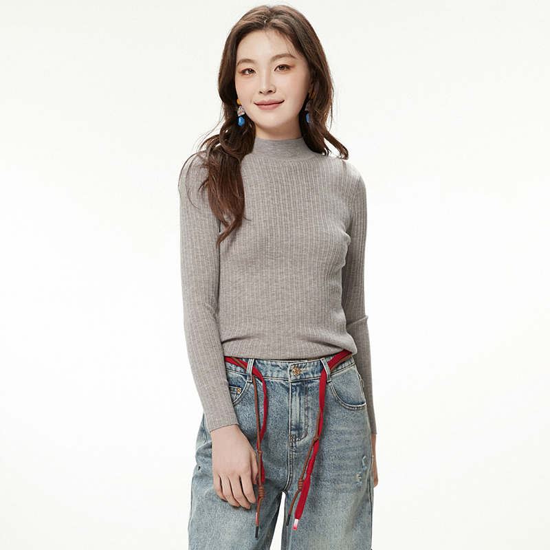 打底上衣套头长袖针织衫