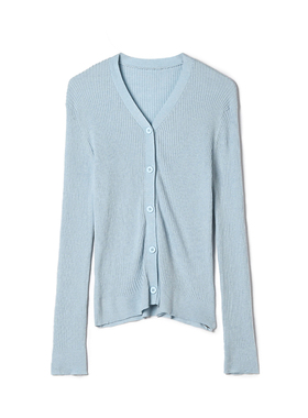 2025年冬Outlets正品 高端MO系列轻淑恬静长袖上衣高弹纯色毛衣女