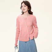 羊毛长袖 Outlets专柜撤柜正品 温婉气质修身 2025新款 毛衣女 HZ冬装