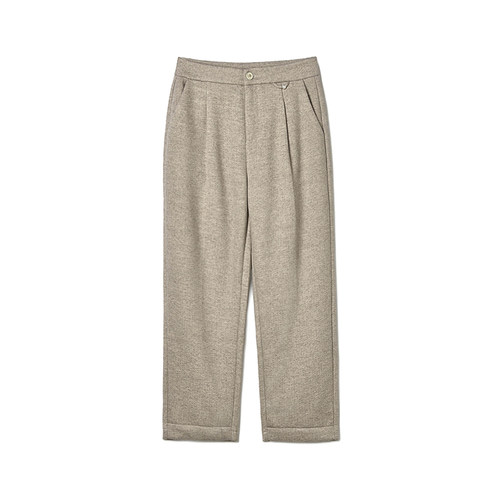 高腰九分裤修身休闲裤