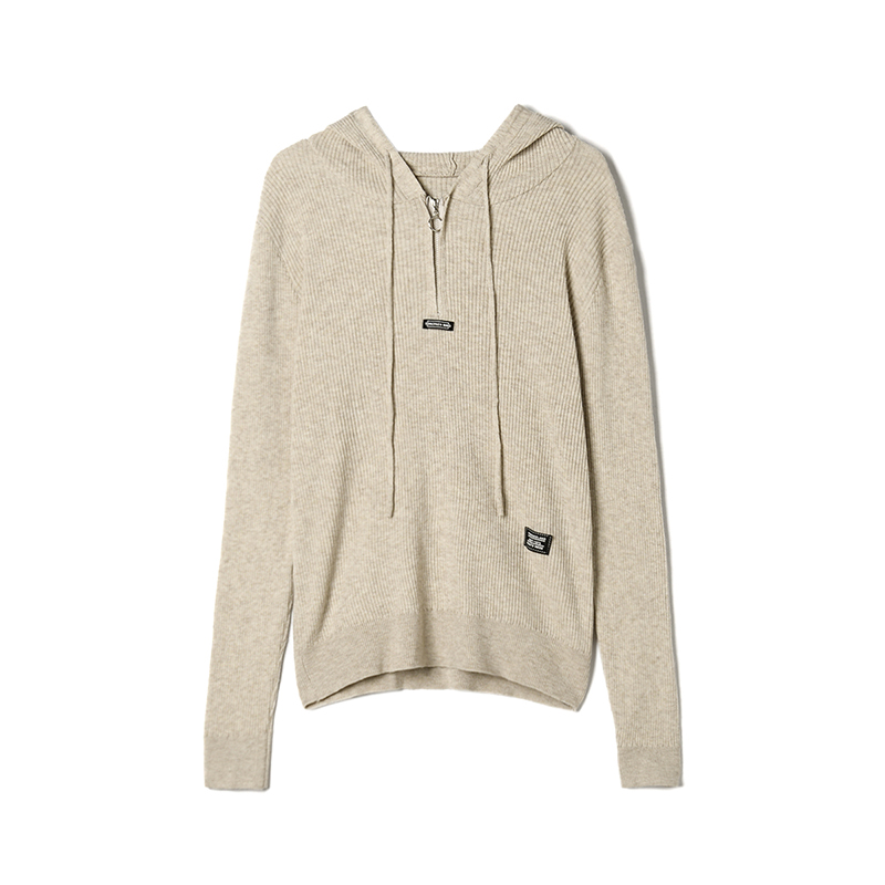 套头单件修身腈纶混纺