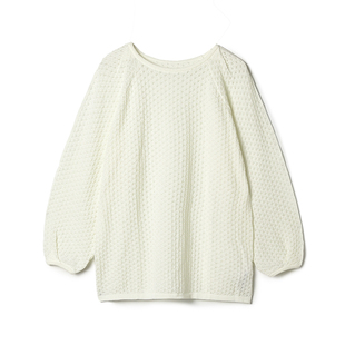 2025年秋装Outlets专柜 RU系列简约素雅套头上衣微弹长袖针织衫女