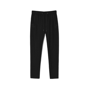 微弹遮肉休闲裤 松紧腰系带长裤 Outlets专柜高端ASN男装 2025年春装