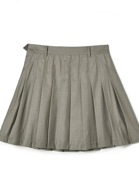 Outlets专柜撤柜正品 WM夏装新款小个子时尚百褶中裙减龄款半身裙