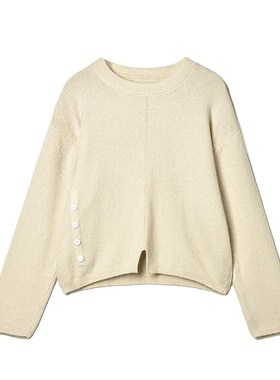 奥莱专柜正品 MS冬装2025新款 弹力修身打底衫上衣纯色长袖毛衣女