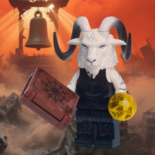 中国积木十二生肖之白羊