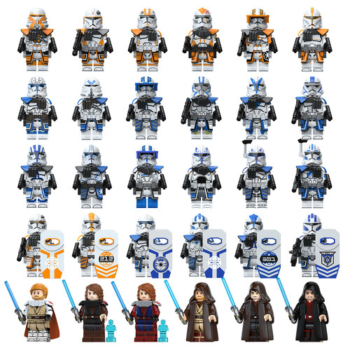 中国积木星战系列克隆人积木人仔