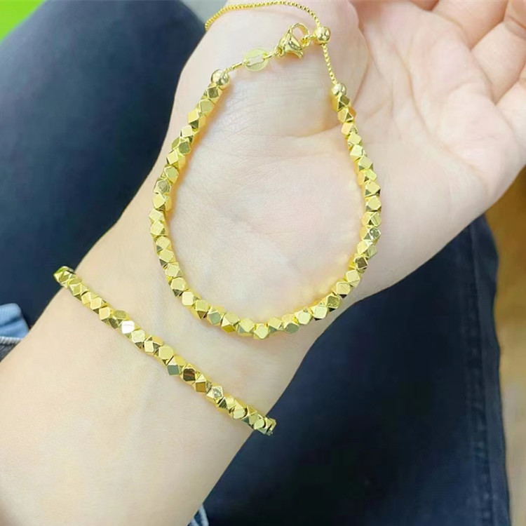 沙金碎银几两蹦迪手链