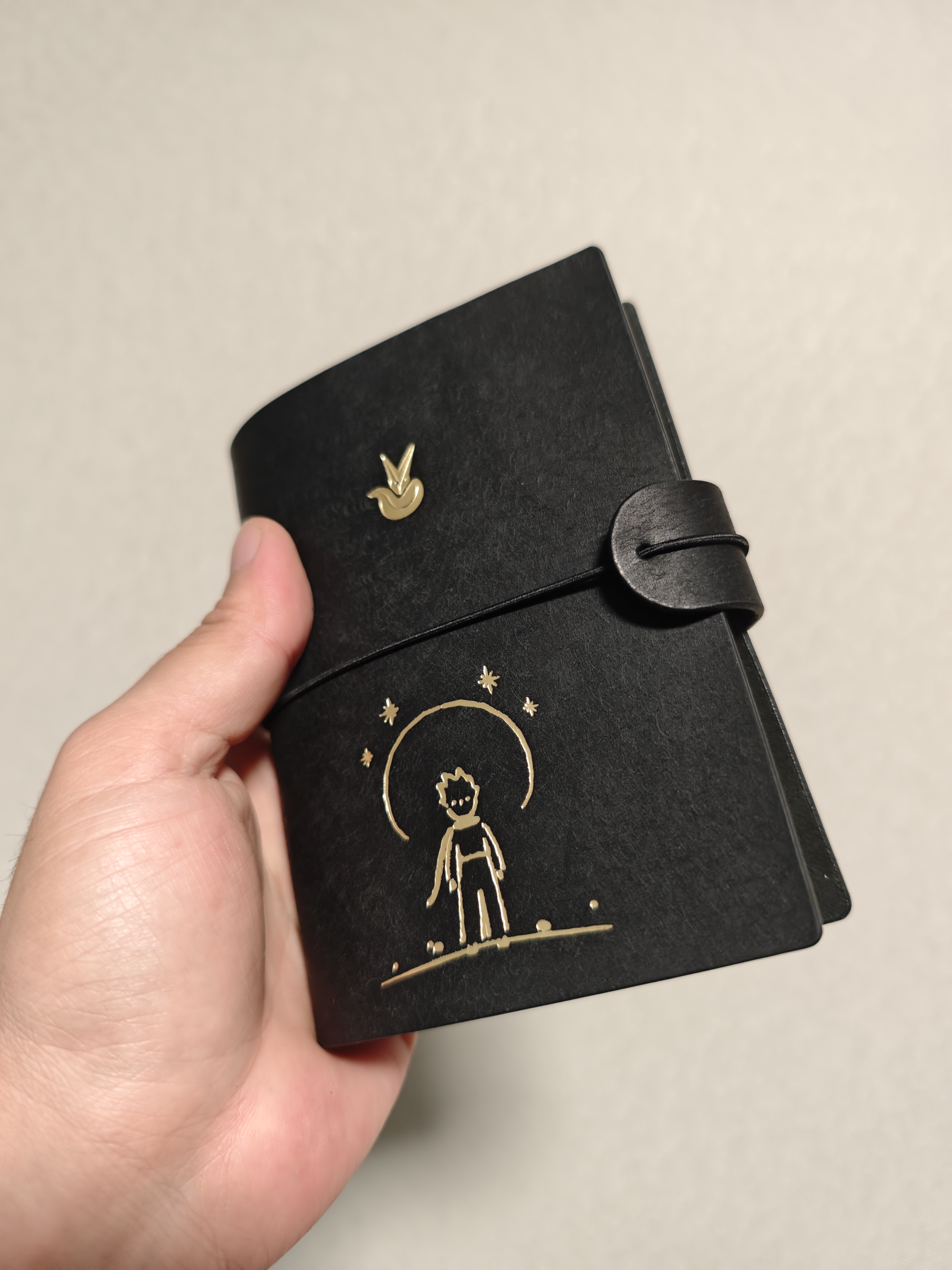 牛皮PUEBLO破菠萝TN手账本光小王子遇定制欧若拉姆明磨砂旅行手工