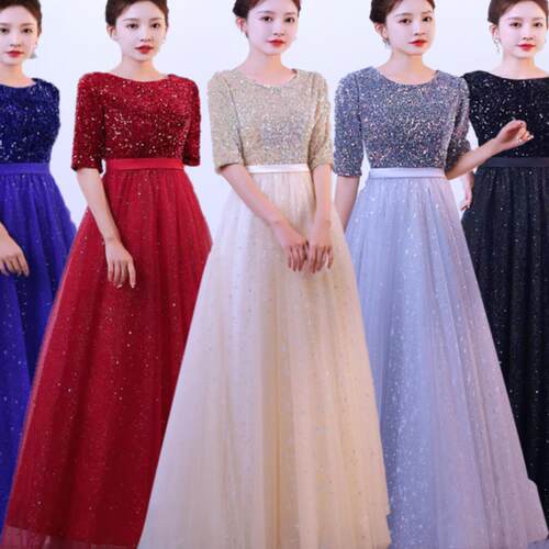 大合唱迎宾服装女红色颁奖礼服伴娘服走秀演出敬酒服中国风礼仪服
