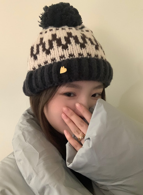 其他毛线帽日常甜美女春秋冬