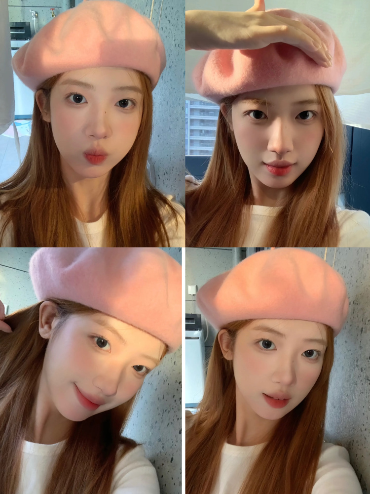 其他贝雷帽日常百搭甜美女春秋冬