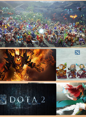 刀塔DOTA2鼠标垫超大号周边影魔卡尔剑圣游戏专业电竞网吧定制