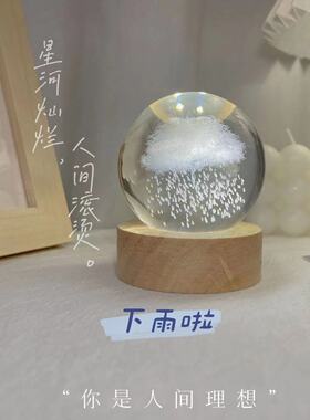 下雨了看看云内雕水晶球解压