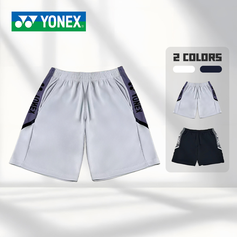 YONEX/尤尼克斯新款羽毛球短裤yy运动短裤男女透气速干训练-3025