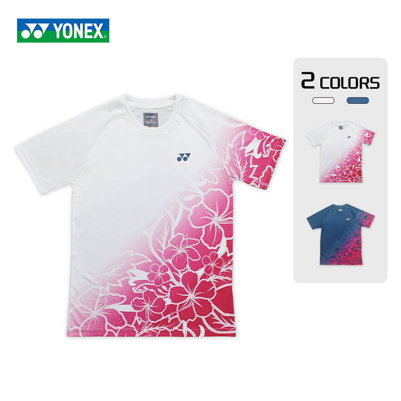 YONEX/尤尼克斯新款羽毛球服短袖T恤速干衣花花系列-3142