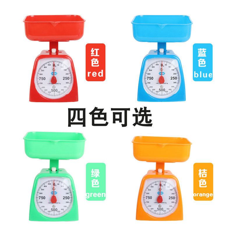 度盘秤便携弹簧秤手提秤指针式小学数学认识重量学生称量物体教具