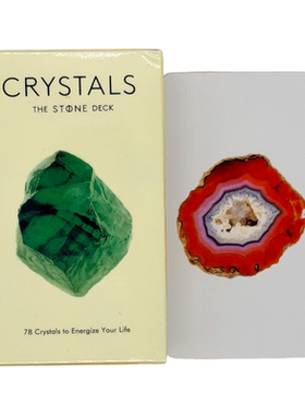 10X6 The Stone Crystals Deck水晶石塔罗英文塔牌罗卡牌游戏