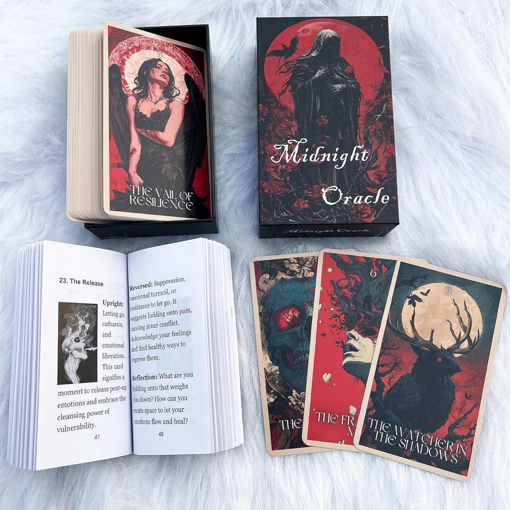 12X7cm Midnight Oracle Cards Game午夜神谕卡英文卡牌游戏