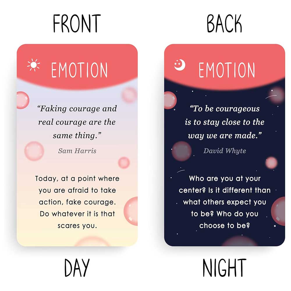 100个正念提示卡英文桌游