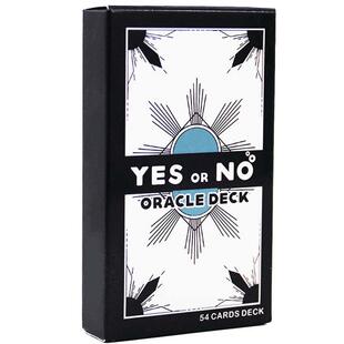 Yes Or No Oracle Card是或否神谕卡讯息卡54张卡牌桌游英文字卡