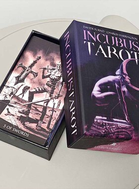 12X7cm Incubus Tarot Cards Game梦魇卡罗牌英文塔牌塔罗牌游戏