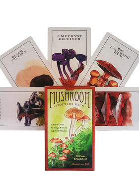 12x7cm Mushroom Spotters Deck蘑菇观测员神谕卡