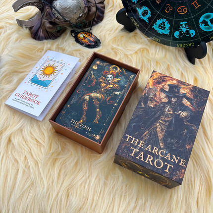 12X7Cm the Arcane Tarot Arcane Magician Tarot English Card Board Game