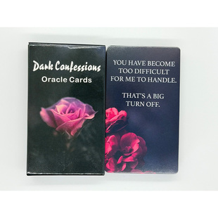 10*6cm黑暗自白讯息卡 dark confessions Card Game 50张