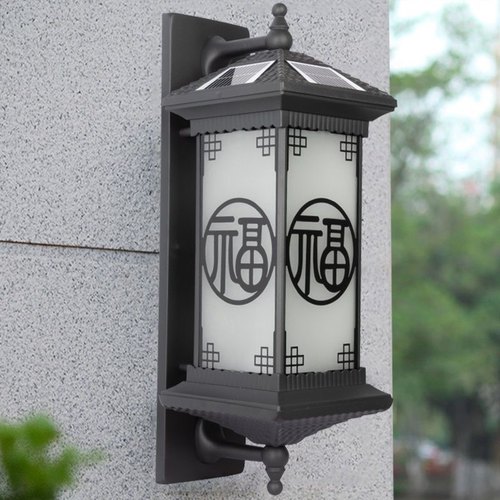新中式太阳能壁灯户外防水中国风