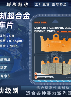 奔达黑旗500刹车片 适用 BD500-2/-2A 改装升级前后轮碟刹皮配件