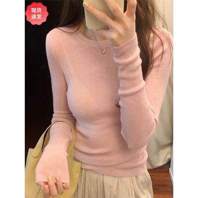 2024年秋冬长袖圆领薄款