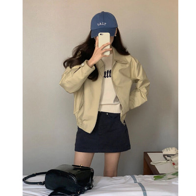 短款夹克外套女2025春秋