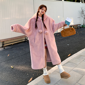 现货 冬装 长款毛绒大衣外套女 202-2460-P205-K289图片