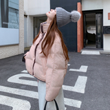 现货冬装新款基础款里布撞色面包服羽绒服202-5618-P255-K388，女装羽绒服，浙宝202