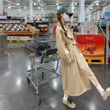 春装现货经典款韩版中长款休闲风衣外套女202-2518-P160-控258，女装风衣，浙宝202