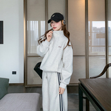 秋装现货休闲卫衣+三条杠裤子运动两件套装202-2520-P175K248，女装运动套装，浙宝202