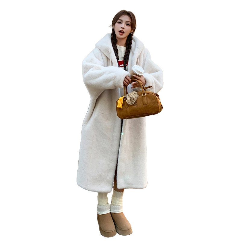 现货冬装长款毛绒大衣外套202-2460-P205-K289,女装皮草,浙宝202