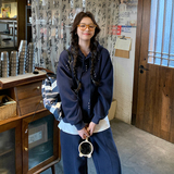 春装现货重工钉珠连帽卫衣+裤子两件套套装202-2506-P185K298，女装运动套装，浙宝202