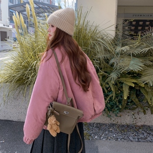 现货 新款冬装韩版宽松学院风棒球服羽绒服 202-5609-P315-K458图片