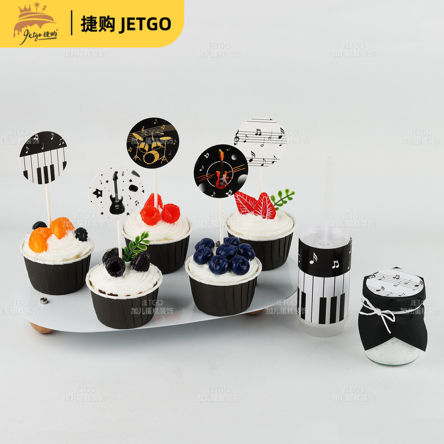 钢琴主题开业甜品台装饰插件翻糖巧克力音符摆件diy烘焙硅胶模具