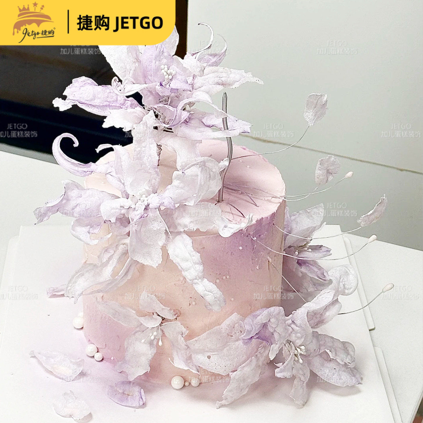 网红威化纸蛋糕装饰糯米纸糖花插件烘焙甜品台派对装扮翻糖蝴蝶结,节庆用品/礼品,甜品台装饰,淘宝优惠券,粉丝福利购,淘宝优惠卷