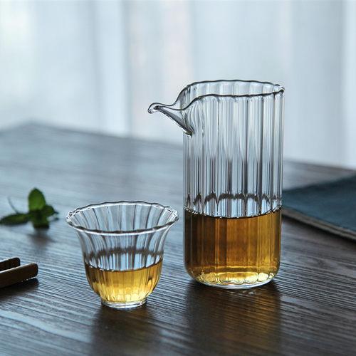 手工耐热玻璃公杯大号功夫匀杯
