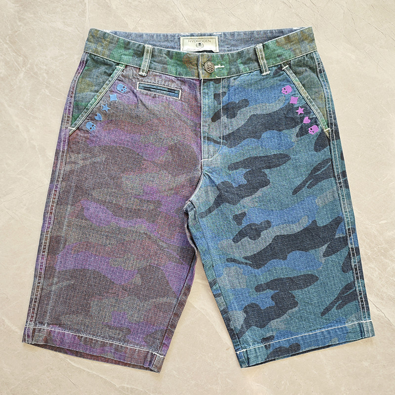 牛仔裤男夏款潮牌蓝色修身修身直筒轻奢男装动力牛短裤五分裤中裤,男装,牛仔裤,淘宝优惠券,粉丝福利购,淘宝优惠卷