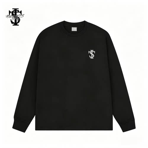 STK印花长袖T恤男女情侣款