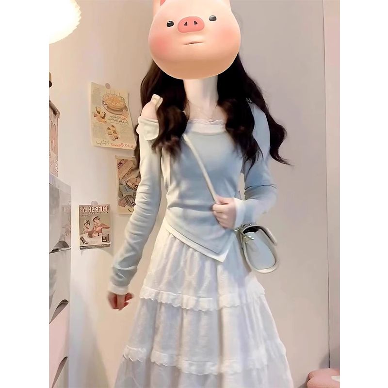 早秋穿搭法式连衣裙子女2025新款