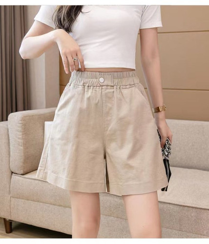 短裤女宽松显瘦阔腿裤