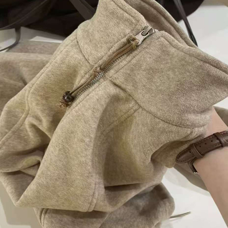 美式半拉链立领卫衣女款冬季加绒加厚高级感2026新款宽松内搭上衣,女装/女士精品,常规大码外套,淘宝优惠券,粉丝福利购,淘宝优惠卷