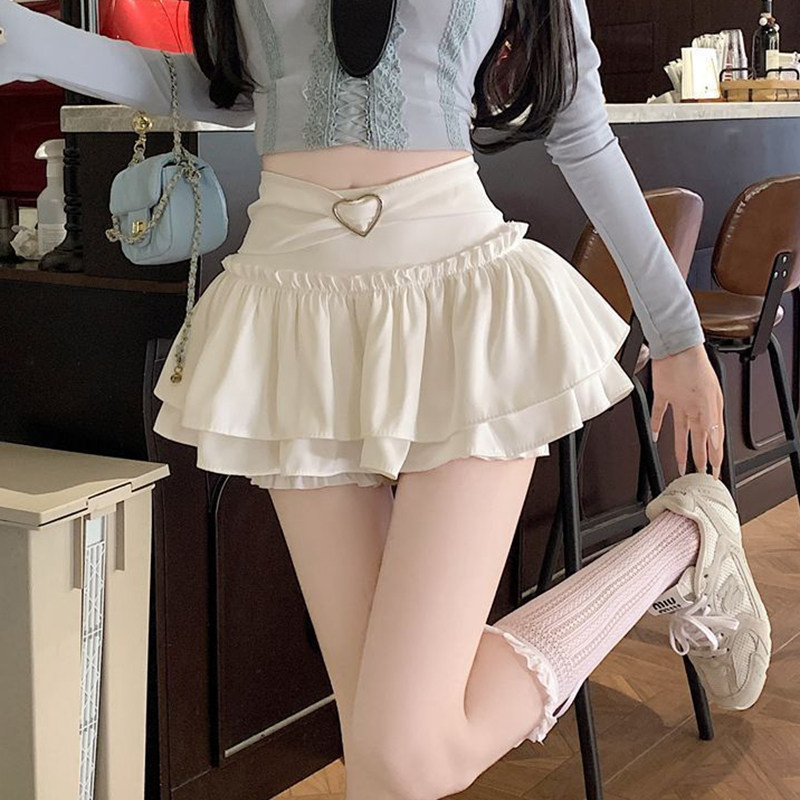 芭蕾风蓬蓬半身裙女秋季高腰a字裙小个子白色蛋糕裙辣妹超短裙裤,女装/女士精品,大码半身裙,淘宝优惠券,粉丝福利购,淘宝优惠卷