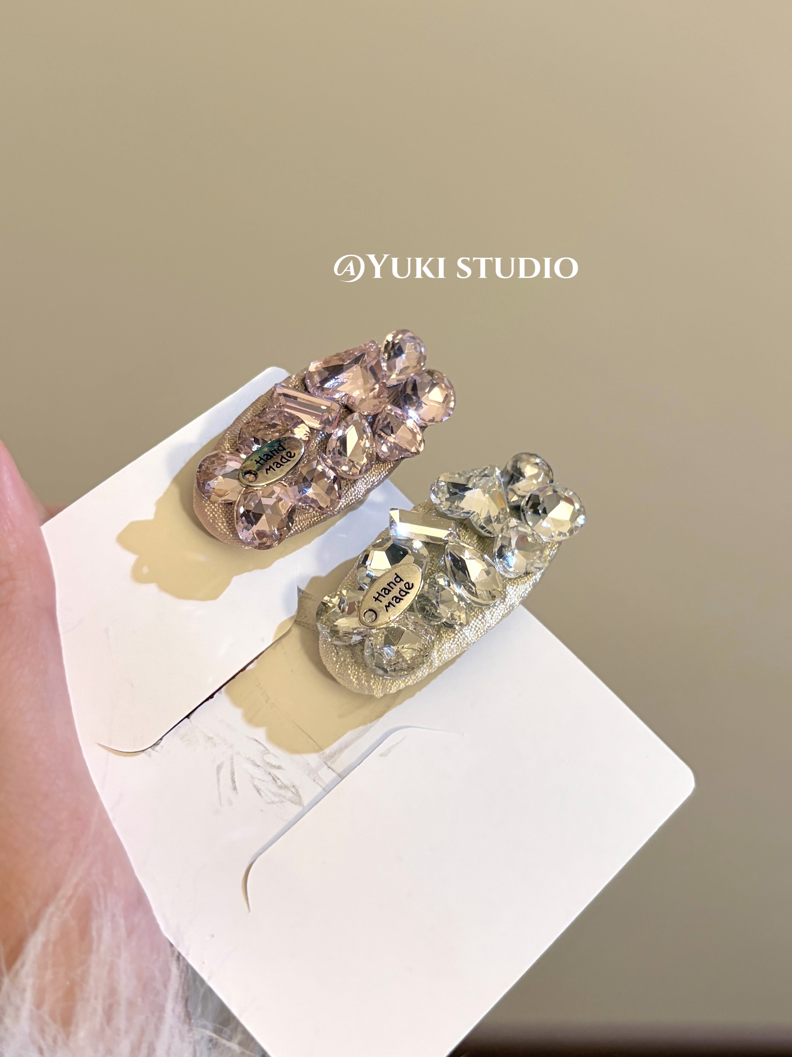 超闪小香风发夹～韩国气质满钻发夹女轻奢刘海侧边夹头饰发卡发饰